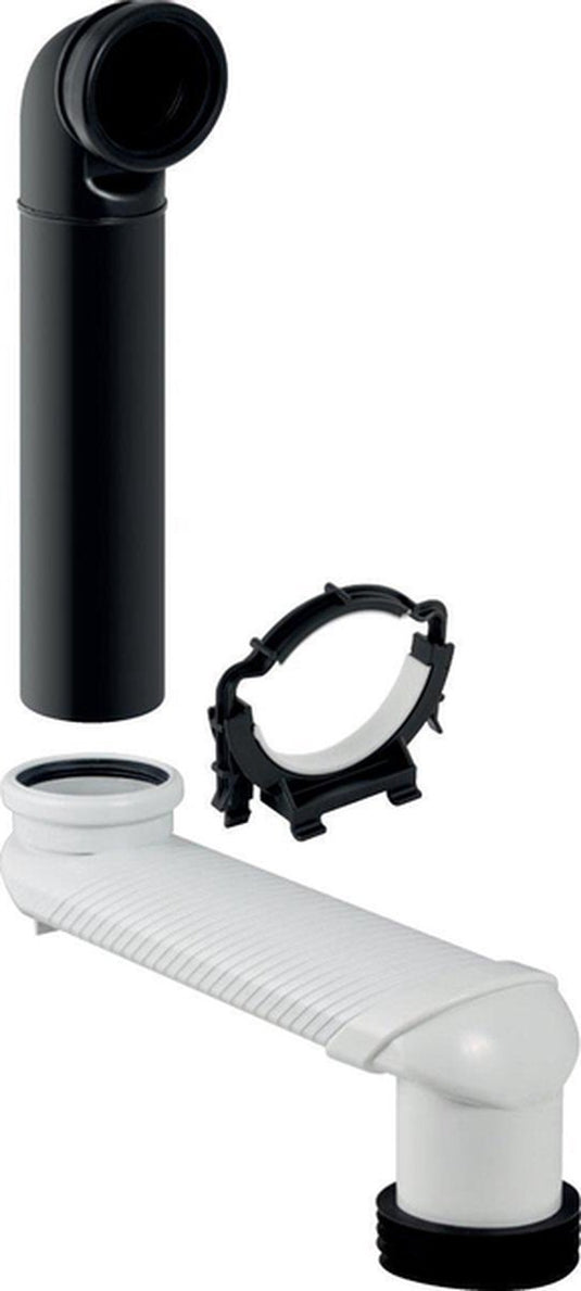 Geberit monolith afvoerbocht d90 vloer-wc met sprongbocht d90 110