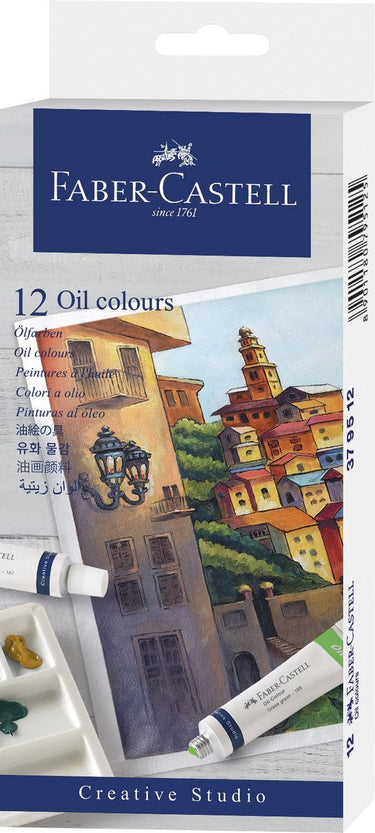 Faber-castell olieverf - 9 ml - 12 tubes - fc-379512