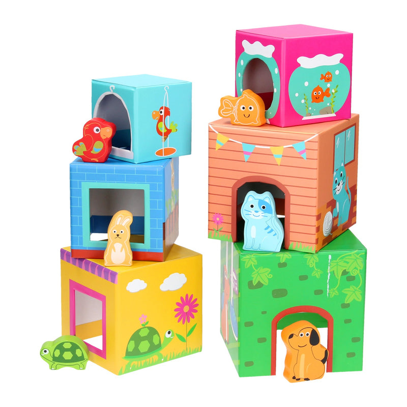 Load image into Gallery viewer, Small foot - stapeltoren met dieren
