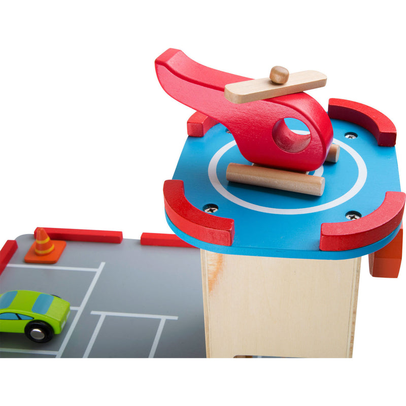 Load image into Gallery viewer, Small foot - houten parkeergarage met accessoires
