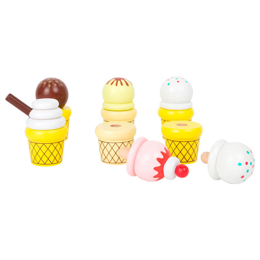 Small foot - houten ijscokar met accessoires