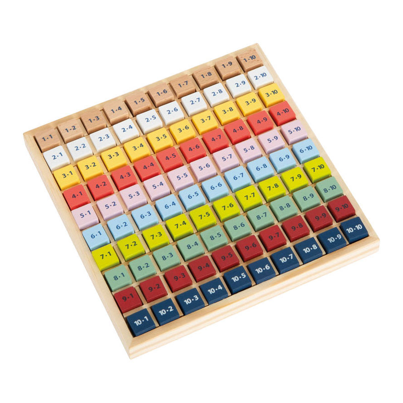 Load image into Gallery viewer, Small foot - houten reken keersommen kleur, 82dlg.
