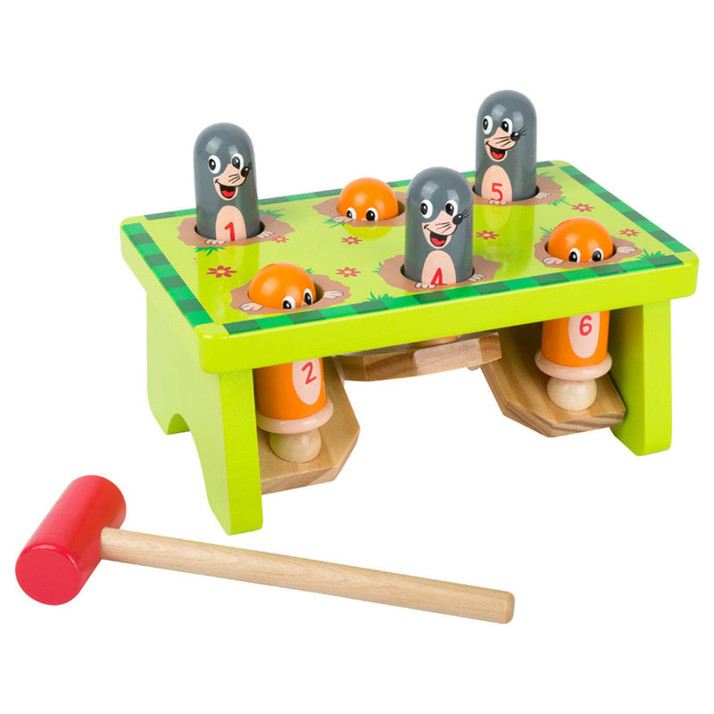 Load image into Gallery viewer, Small foot - houten hamerbank mollen
