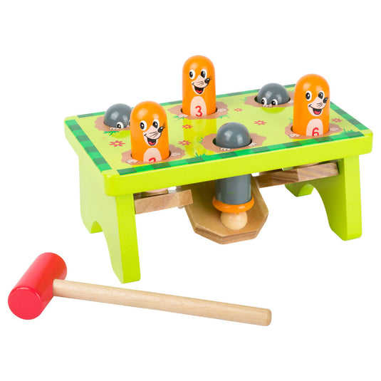 Small foot - houten hamerbank mollen