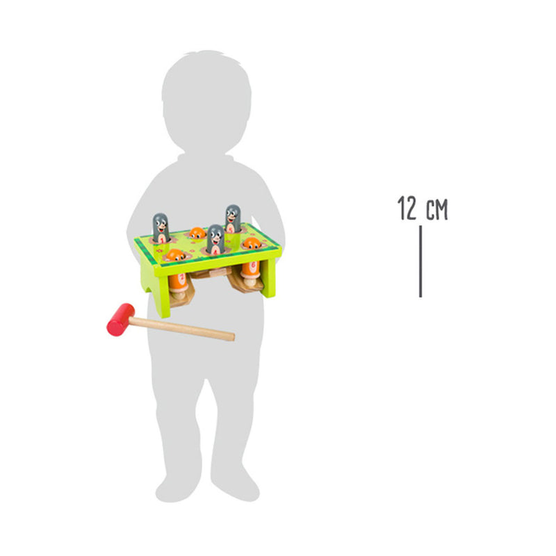 Load image into Gallery viewer, Small foot - houten hamerbank mollen
