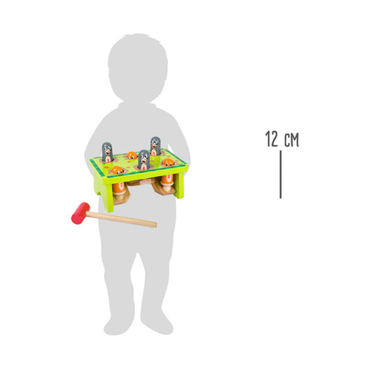 Small foot - houten hamerbank mollen