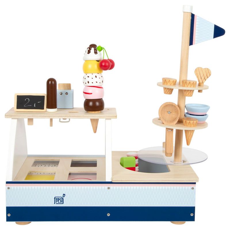 Load image into Gallery viewer, Small foot - houten ijskraam, 21dlg.
