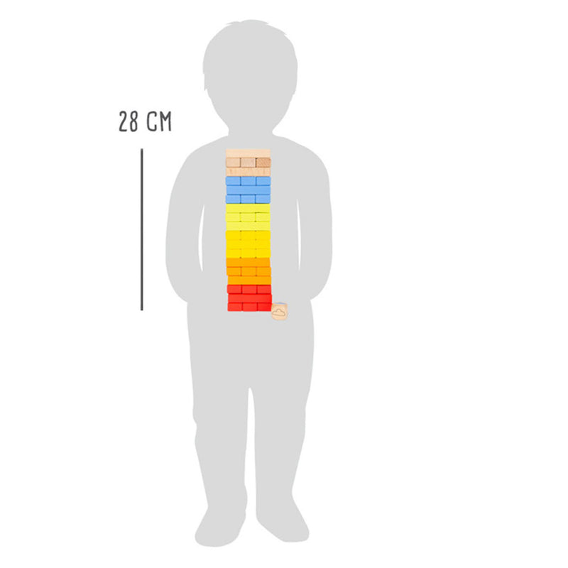 Load image into Gallery viewer, Small Foot Houten Regenboog Wiebeltoren Spel
