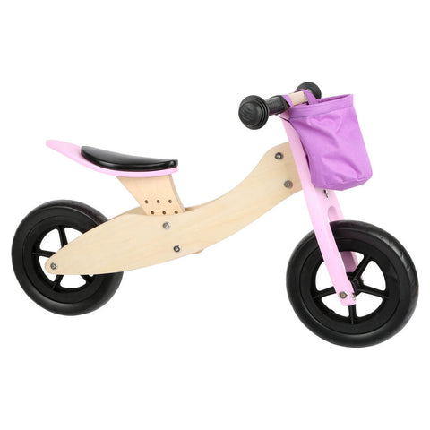 Small foot houten driewieler en 2in1 maxi roze