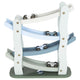 Small foot - houten autobaan blauw met 4 auto's