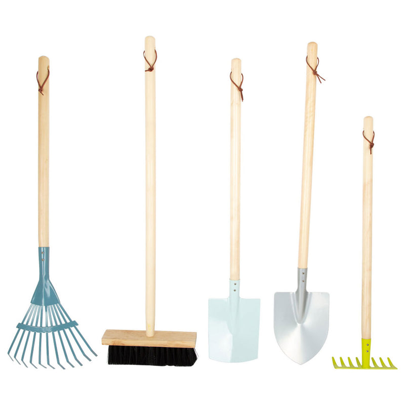 Load image into Gallery viewer, Small foot - houten kinder tuingereedschap, 8dlg.
