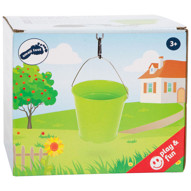 Load image into Gallery viewer, Small foot - emmer groen met katrol
