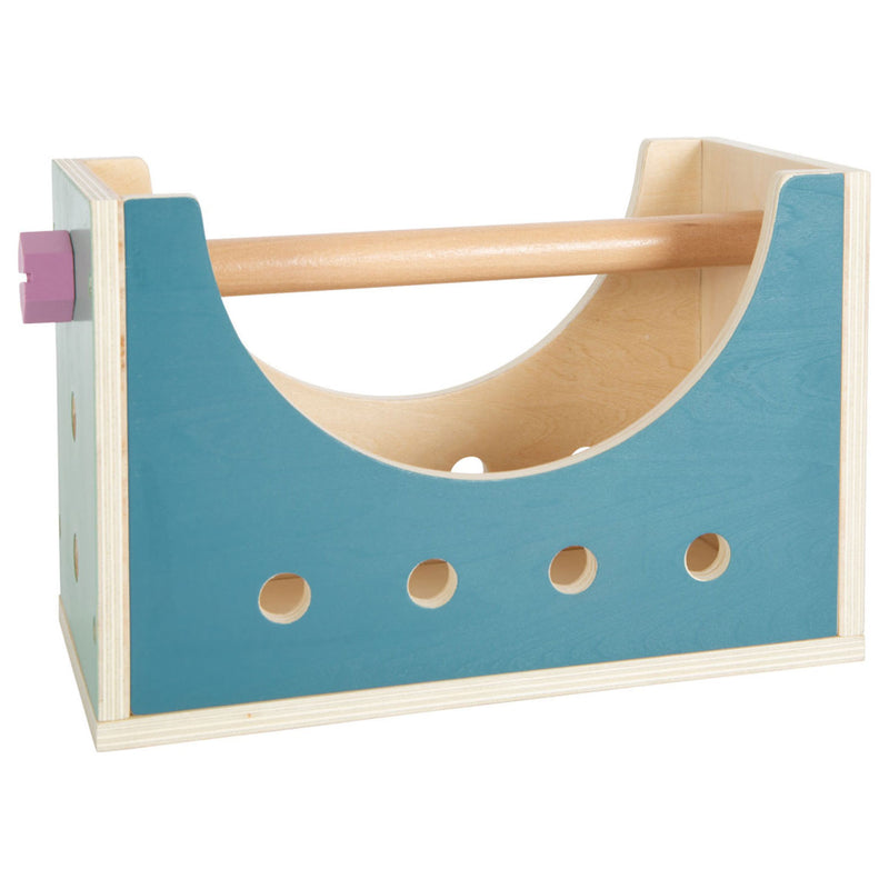 Load image into Gallery viewer, Small foot - houten gereedschapskist nordic 2in1, 28dlg.
