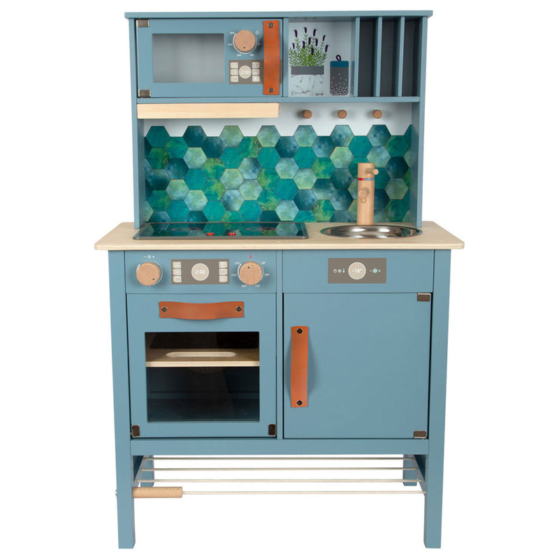 Load image into Gallery viewer, Small foot - houten kinderkeuken blauw, 7dlg.
