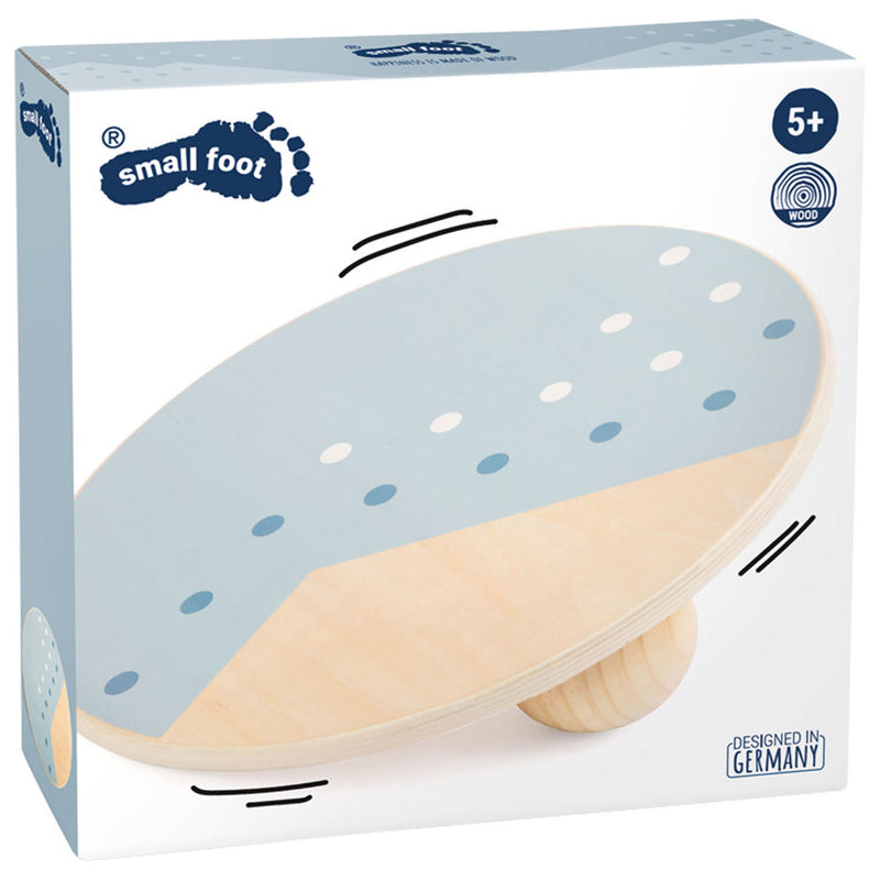 Load image into Gallery viewer, Small foot - houten balansbord blauw
