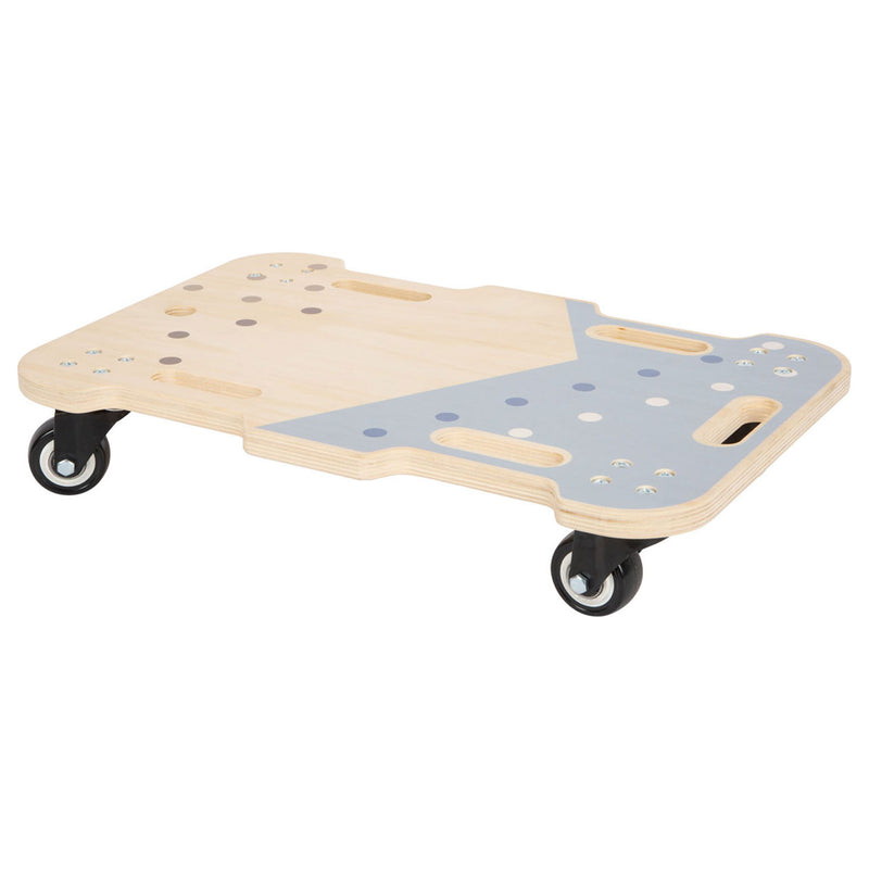 Load image into Gallery viewer, Small foot - houten rollerbord blauw
