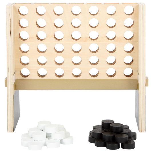 Small foot - vier op 1 lijn hout gouden editie spel