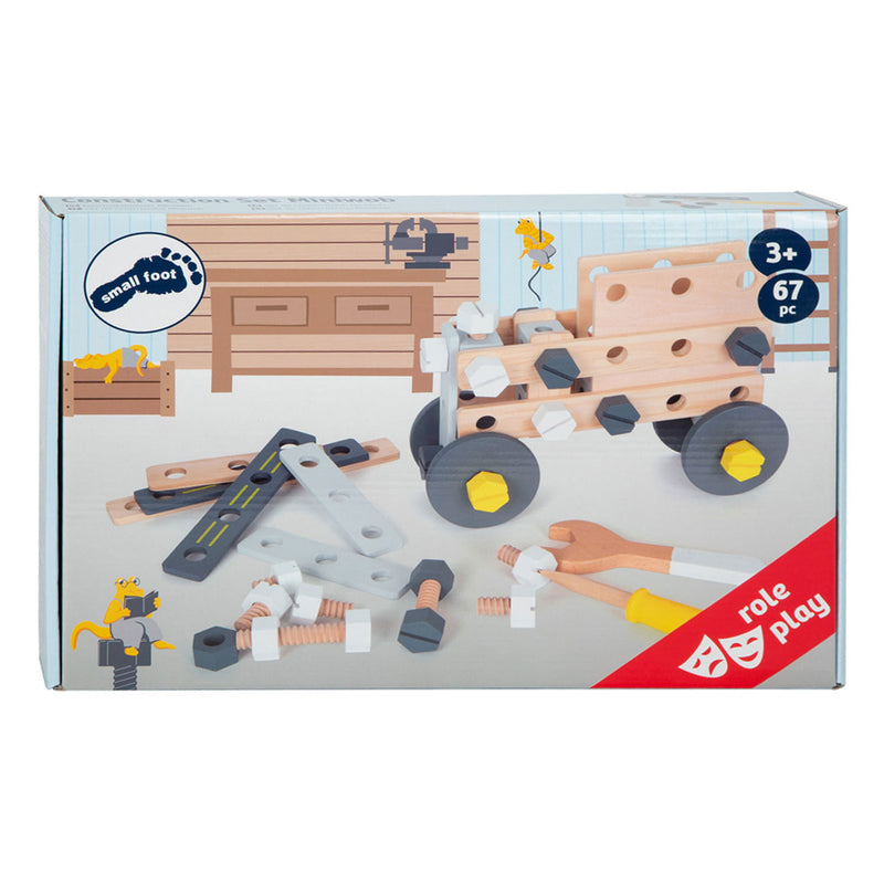 Load image into Gallery viewer, Small foot - houten constructieset miniwob, 67dlg.
