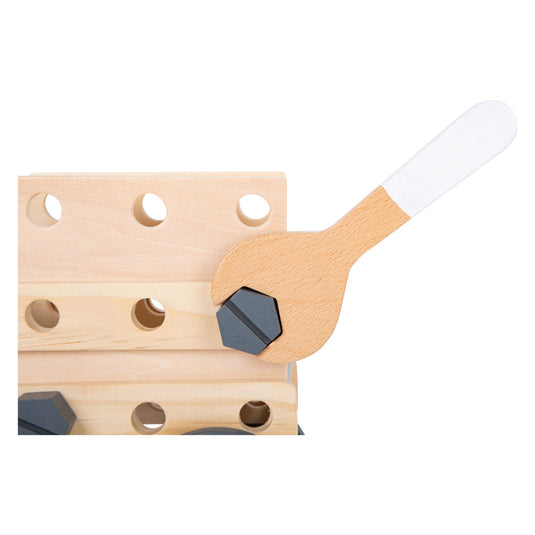 Small foot - houten constructieset miniwob, 67dlg.