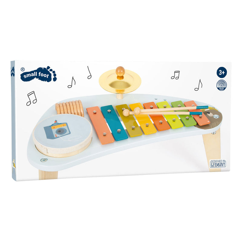 Load image into Gallery viewer, Small foot - houten muziektafel groovy beats
