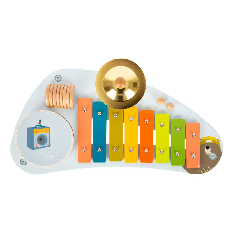 Load image into Gallery viewer, Small foot - houten muziektafel groovy beats
