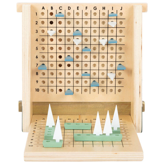 Small foot - houten strategie spel slag om de schepen