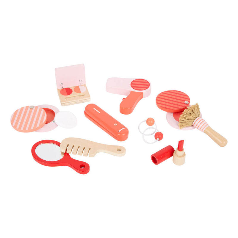 Load image into Gallery viewer, Small foot - houten retro speel make-up in koffer
