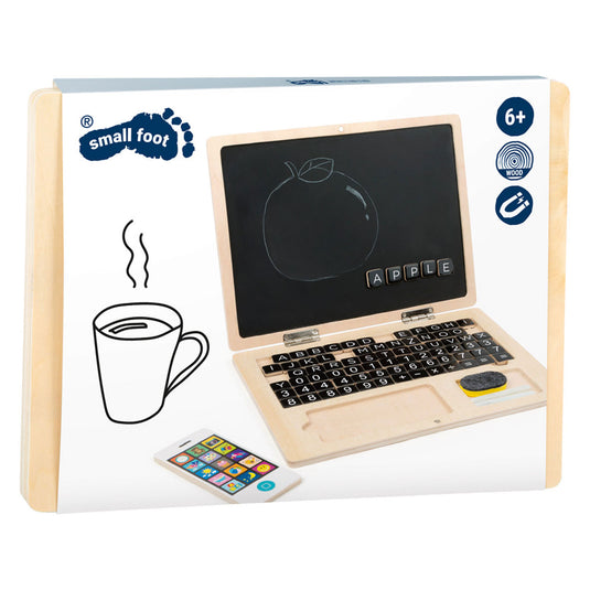Small foot - houten laptop met magneetbord