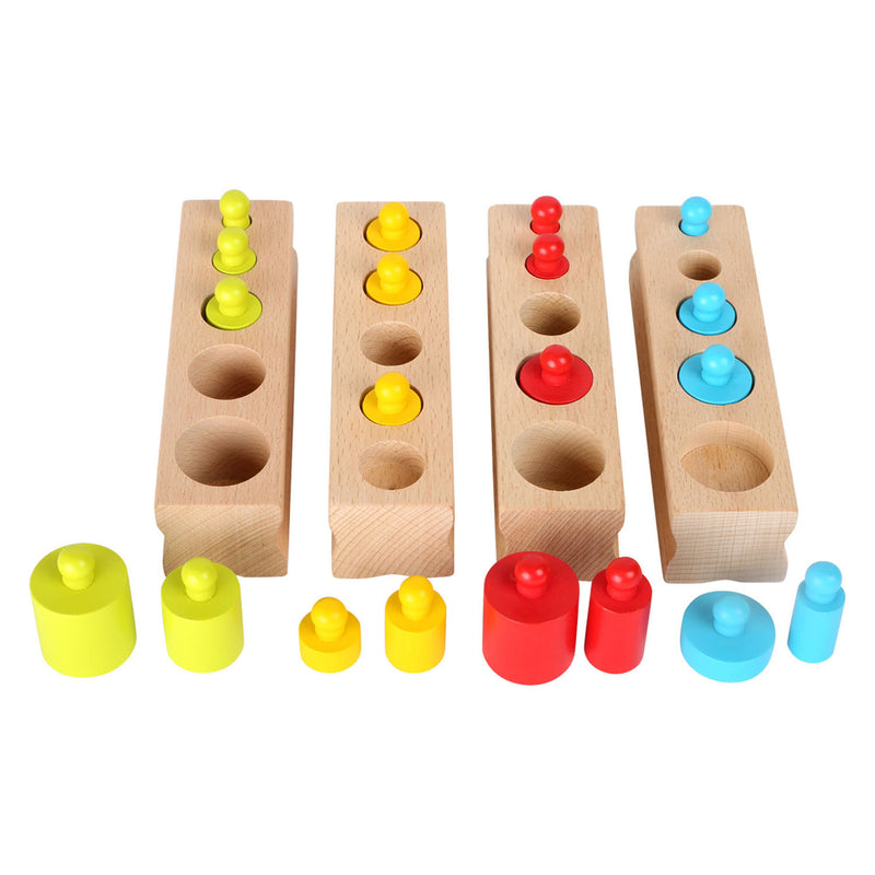 Load image into Gallery viewer, Small foot - houten puzzel grootte sorteren
