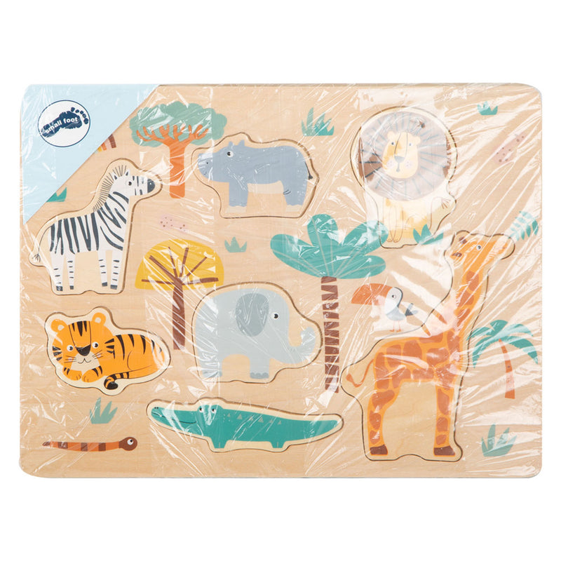 Load image into Gallery viewer, Small foot - houten puzzel safari
