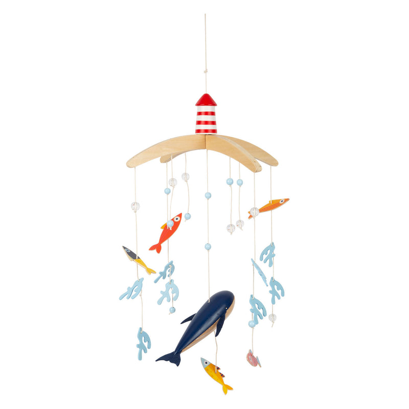 Load image into Gallery viewer, Small foot - houten baby mobiel groot oceaan

