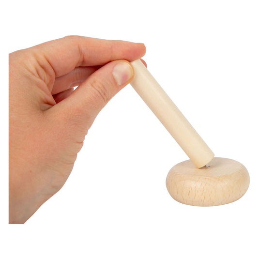 Small foot - houten stapeltoren dier pastel, 6dlg.