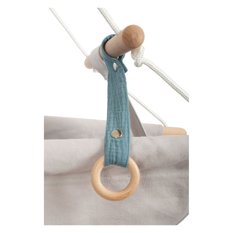 Load image into Gallery viewer, Small foot - houten babyschommel zeekust
