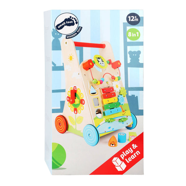 Small Foot Houten Baby Loopwagen Kleurrijk