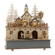 Small foot - houten muziekdoos kerstdorp met licht