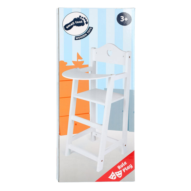 Load image into Gallery viewer, Small foot - houten poppenstoel wit
