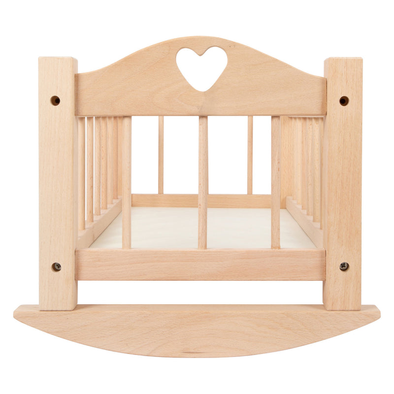 Load image into Gallery viewer, Small Foot Houten Schommel Poppenbed Natuurlijk
