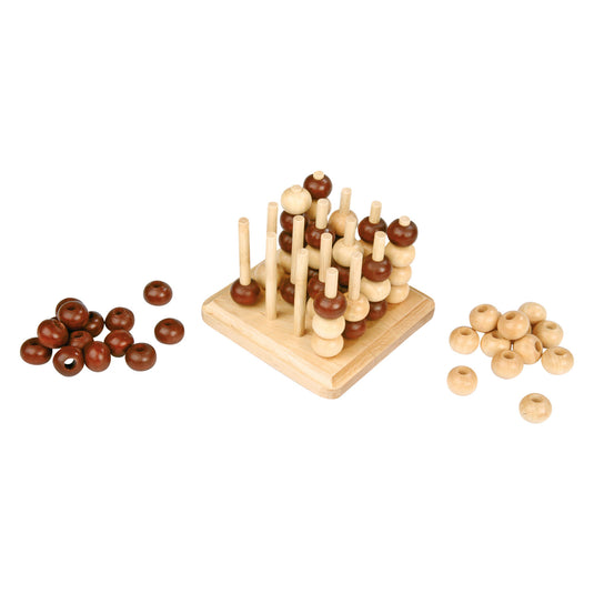 Small foot - 4 op een lijn 3d houten strategiespel