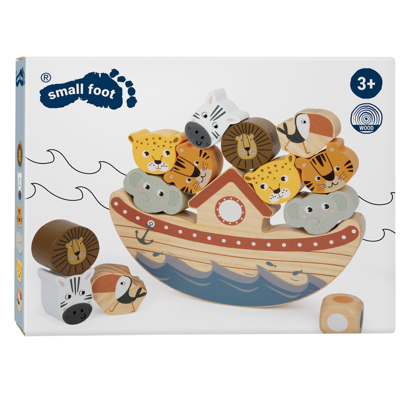 Load image into Gallery viewer, Small foot - houten balansspel safari
