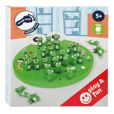 Small foot - houten spel solitaire kikker