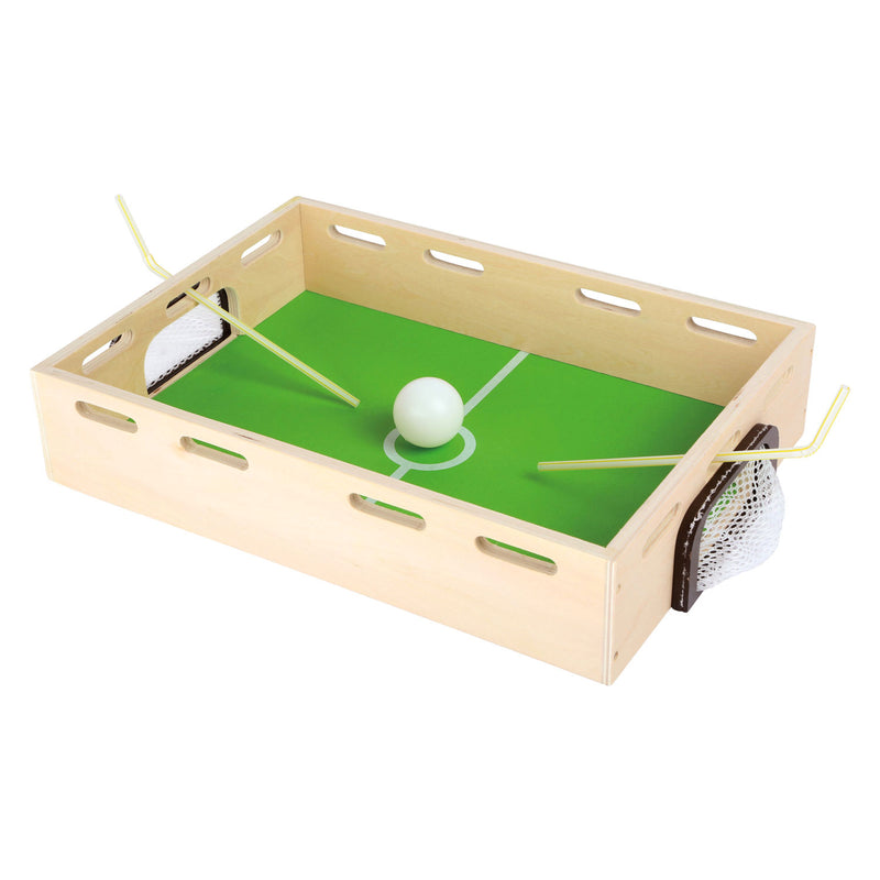 Load image into Gallery viewer, Small foot - houten blaas voetbalspel

