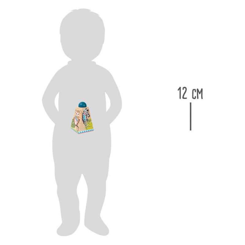 Load image into Gallery viewer, Small foot - houten stapeltoren jungle, 6dlg.
