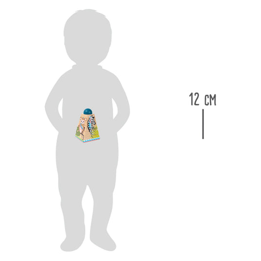 Small foot - houten stapeltoren jungle, 6dlg.