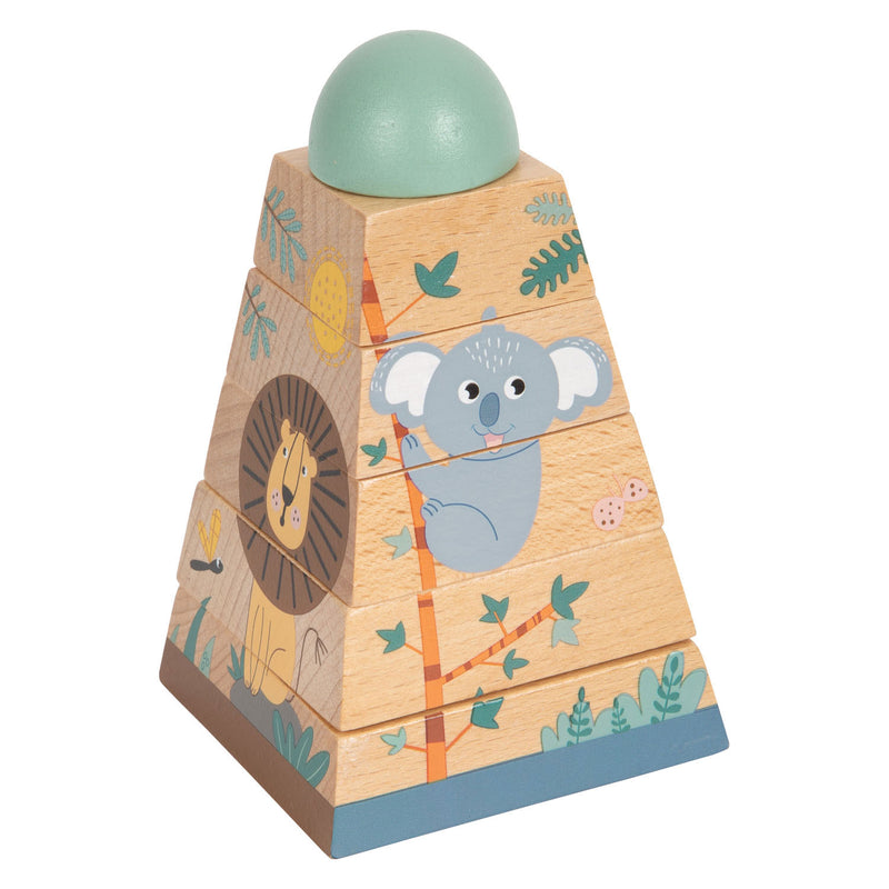 Load image into Gallery viewer, Small foot - stapeltoren safari, 6dlg.
