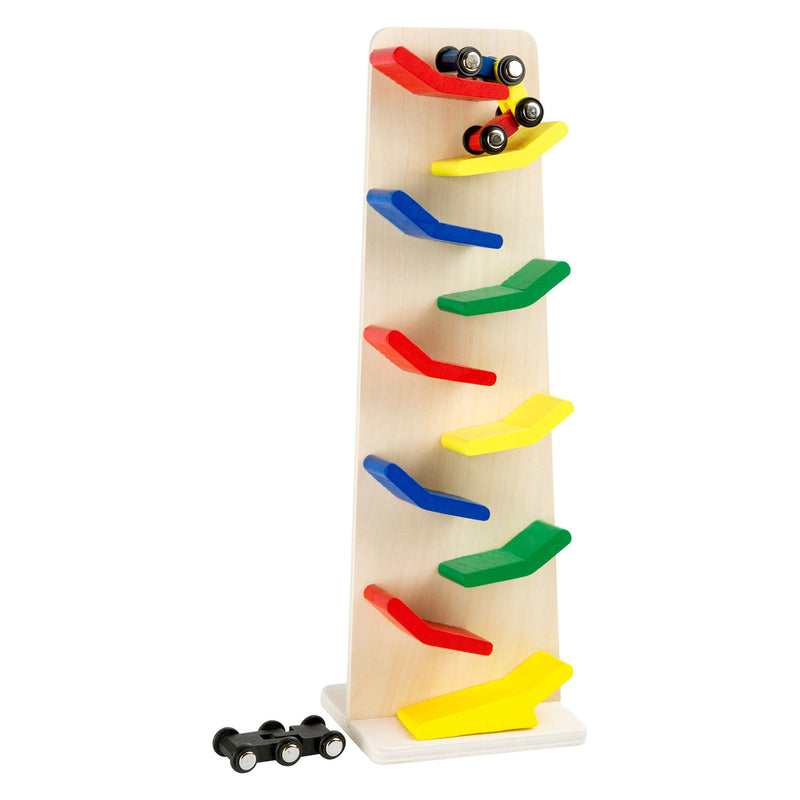 Load image into Gallery viewer, Small Foot Houten Zigzag Autobaan Toren, 4dlg.
