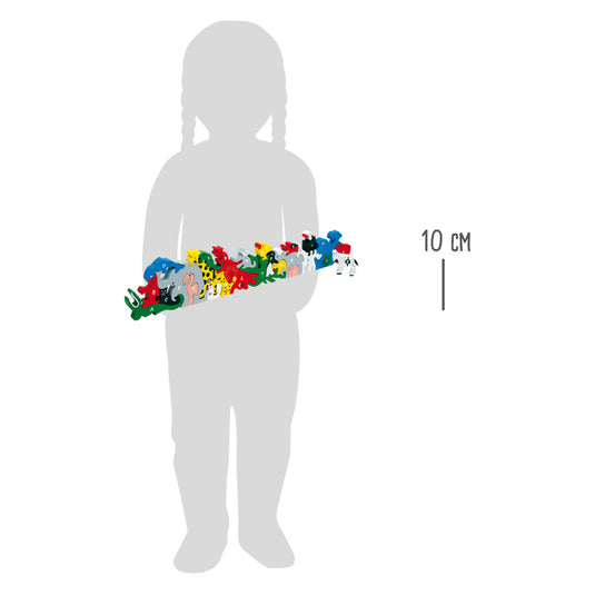 Small foot - dieren letters en cijfers balansspel, 26dlg.