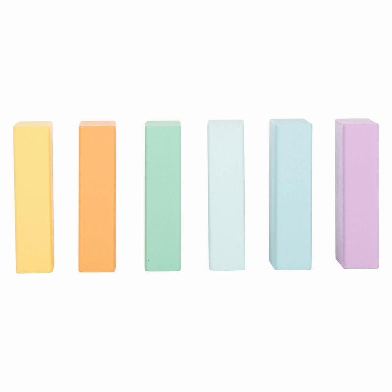 Load image into Gallery viewer, Small foot - houten bouwblokken pastel, 50dlg.
