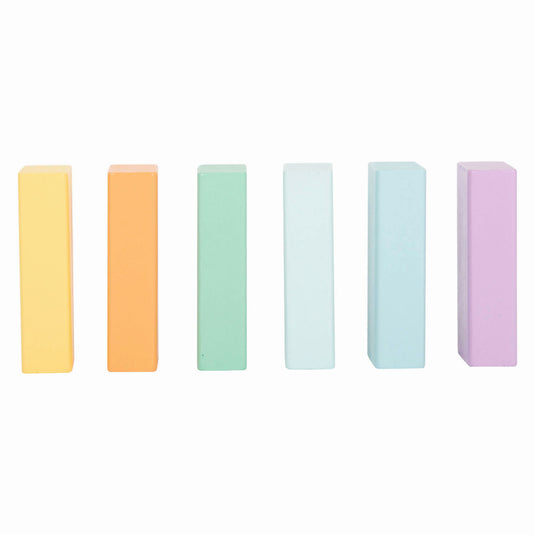 Small foot - houten bouwblokken pastel, 50dlg.