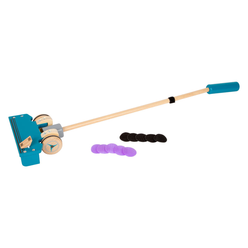 Load image into Gallery viewer, Small foot - houten stofzuiger met gekleurde klittenband stippen, 12dlg.
