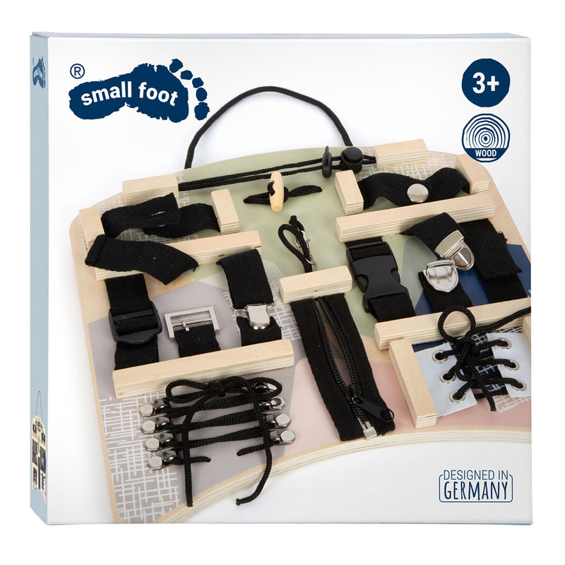 Load image into Gallery viewer, Small foot - houten activiteitenbord vergrendelingen en verbindingen
